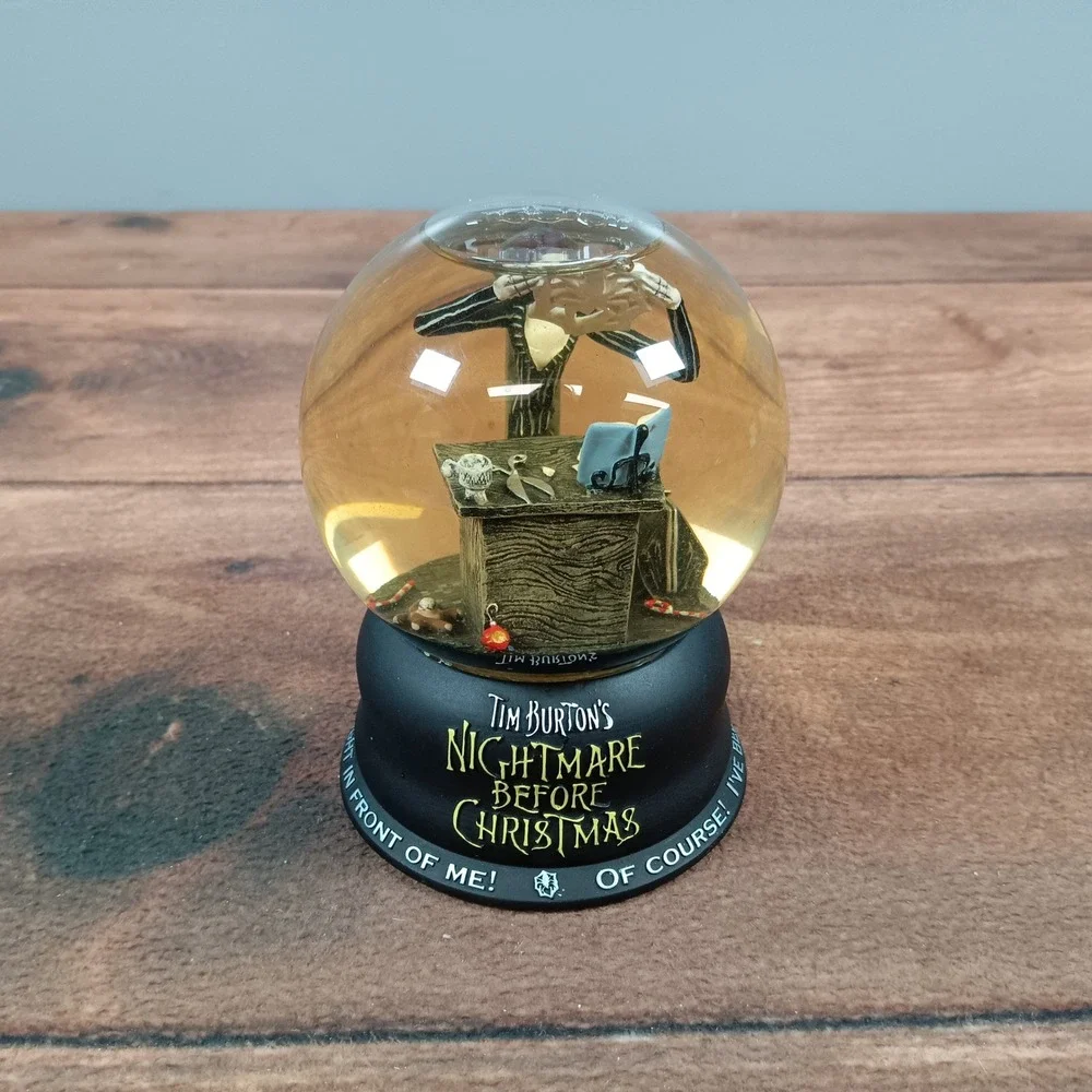 NECA Nightmare Before Christmas Spider Snow Flake Globe‎ Decoration New